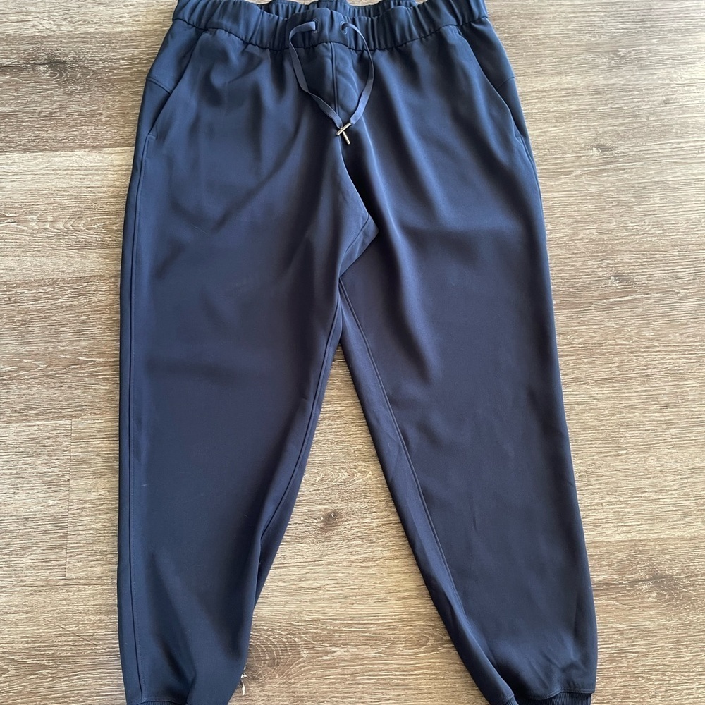 Lululemon Athletica Navy Blue Sweatpants with Elastic Waistband